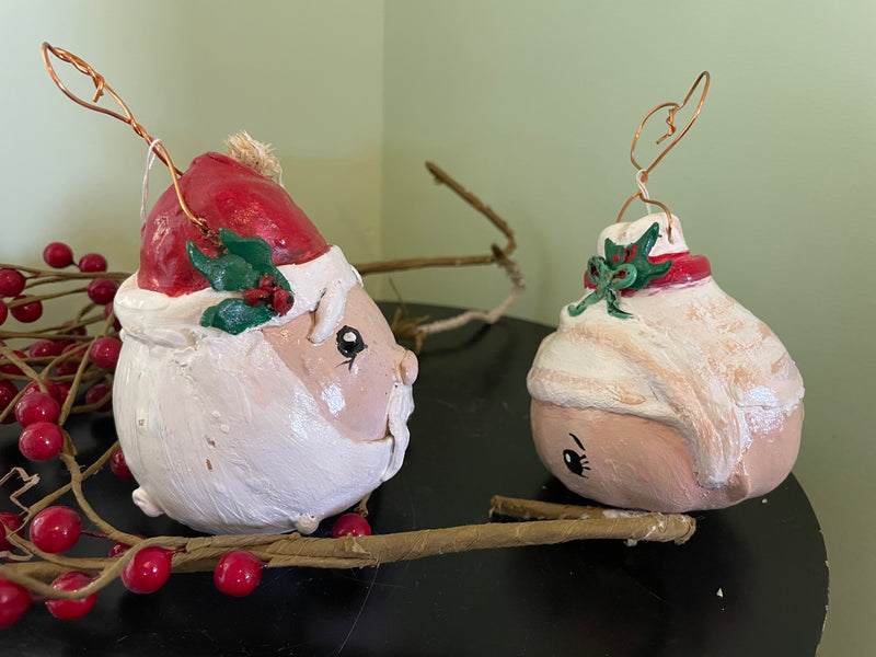 Christmas Ornaments- Mr and Mrs.Clause Modern
