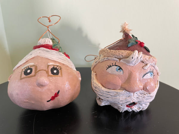Christmas Ornaments- Mr and Mrs. Clause