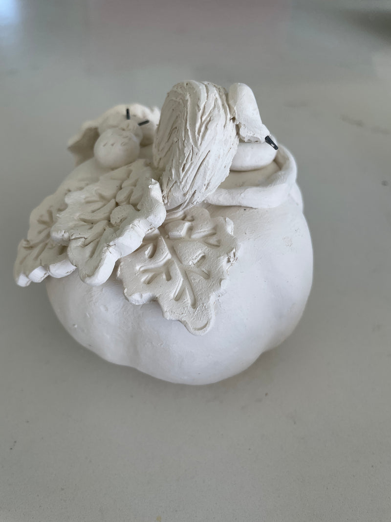Pottery- Triple P (Pumpkin Pinch Pots)  September 14th