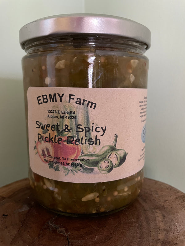 Sweet and Spicy Pickle relish