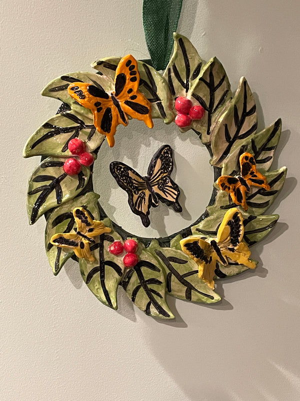 Pottery- Create a Ceramic Wreath  October 11th