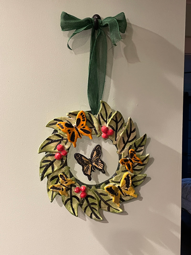 Pottery- Create a Ceramic Wreath  October 11th