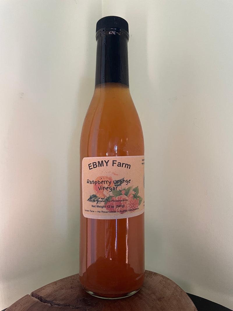 Raspberry Orange Vinegar 12oz bottle